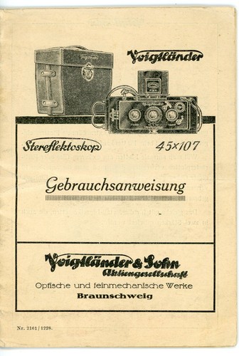 Uralt anleitung voigtländer - uralt,